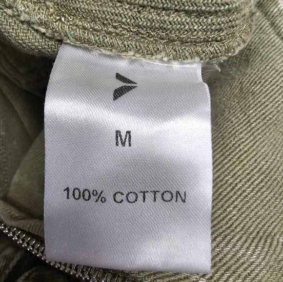 RUVE Korl Cargo Pants - Green Sage Medium Wide Leg Baggy Streetwear - Picture 7 of 10